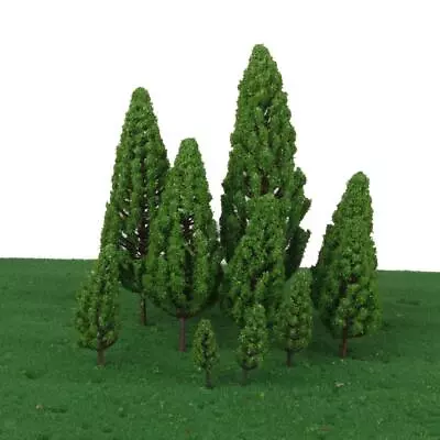 10 Landscape Scenery Tree Model Train Wargame Diorama Layout • $20.63