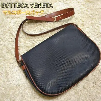 BOTTEGA VENETA Marco Polo One Shoulder Bag Black Laser From Japan • £158.32