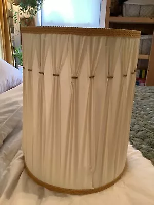 Mid Century Hollywood Regency Pinch Pleated Lamp Shade MCM Modern Vtg Retro • $99.99