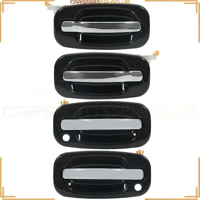 4x Door Handles For 1999-2006 Chevy Silverado 1500 Outer Front+Rear RH LH Side • $29.69