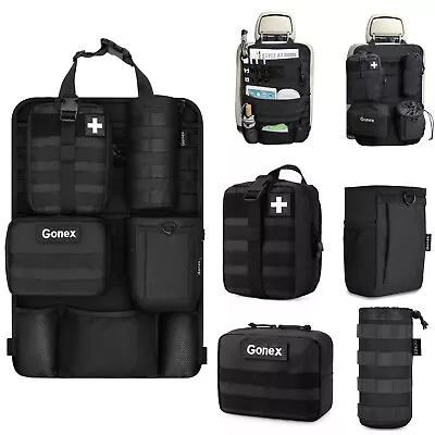 Gonex Tactical Car Seat Back Organizer With 4 Detachable Molle Pouch • $41.99