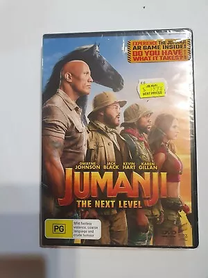 Jumanji The Next Level - Dvd - R4 - New/sealed - Free  Post • $9.90