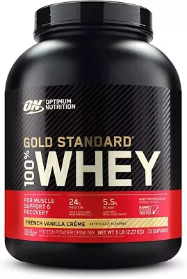 Optimum Nutrition Gold Standard Whey Protein Powder - 5Lb French Vanilla • $70