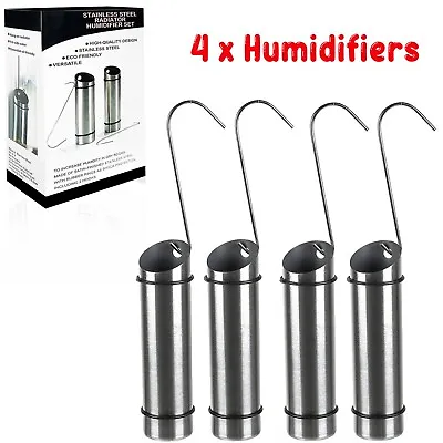£11.85 • Buy 4x Hanging Dehumidifiers Stainless Steel Radiator Air Control Water Moisture