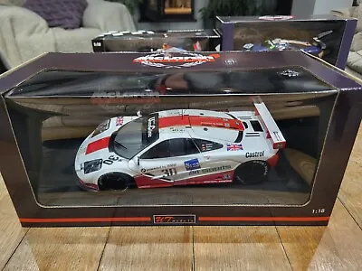 UT Models 1/18 Scale Model Car 39624 - McLaren F1 GTR West Competmon 1996 • £129.50