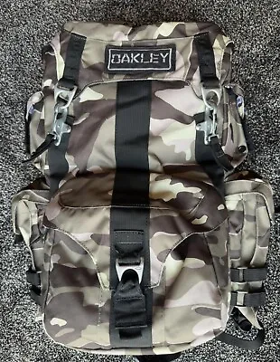 Oakley Mechanism Backpack Hike Day Pack Military RARE Military Camo Tactical • $439.99