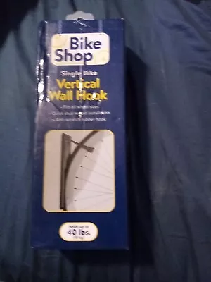 Vertical Wall Mount Bike Rack Single Bicycle Hook Bracket Hanger Storage. • $5