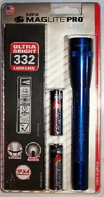 Maglite Pro Led 332 Mini Sp2p01h Multi Color Choice Black Red Silver Gray Blue • $38.98