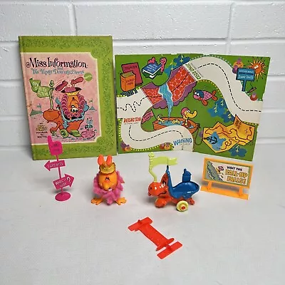Upsy Downsy MISS INFORMATION Set Play Land Board Book Booth Vintage 1969 Mattel • $75