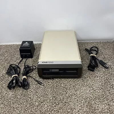 Atari 1050 5.25  Floppy Disk Drive Tested/Working (w/Power & Data Cables) • $180