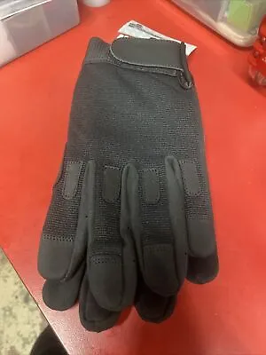 Skilcraft Black Mechanics Work Gloves SIZE MEDIUM • $12.99