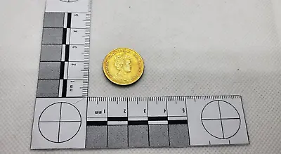 10 Gulden - 1913 - Wilhelmina - NETHERLANDS - GOLD COLOR RESTRIKED COIN • $26