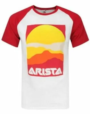 ARISTA RECORDS OFFICIAL LOGO BASEBALL T SHIRT MED Jake Bugg Tom Grennan • £8.99