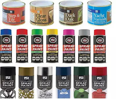 £6.29 • Buy Professional Spray Paint, MultiPurpose Spray Paints 151, Colour Paints, 