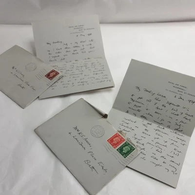 £9 • Buy WWII Letters 4 Lansdown Place East , Bath RAF Mildenhall St Edmunds Handwritten 