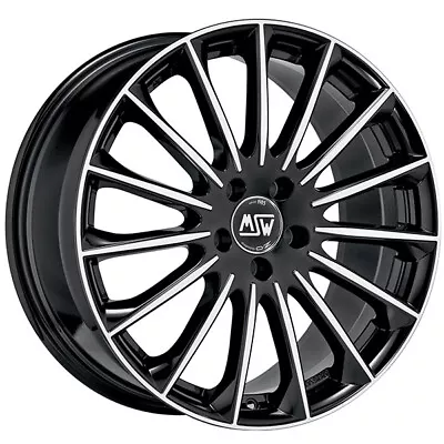 Alloy Wheel Msw Msw 30 75x18 5x112 Gloss Black Full Polished W19319502t56 • $310