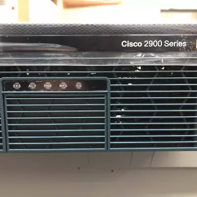 $550 • Buy Cisco 2900 Series Integrated Services Gigabit Router CISCO2921/K9
