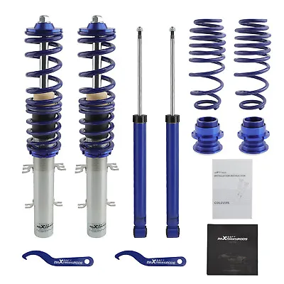 Front + Rear Coilovers For VW GOLF/ GTI/ JETTA MK4 98-05 Suspension Spring Kit • $194