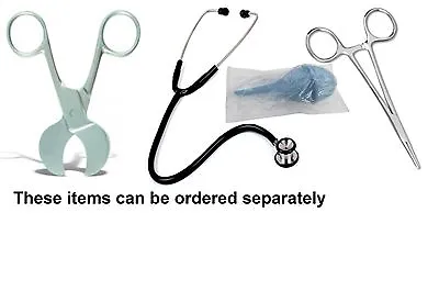 Petnap Whelping Kit Forceps Cord Scissors Stethoscope Puppy Nasal Aspirator • £6.40