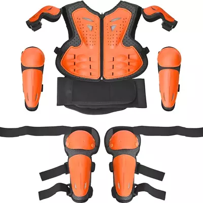 Kids Motorcycle Armor Vest Suit Body Dirt Bike Protective Gear Youth Chest Spine • $73.99