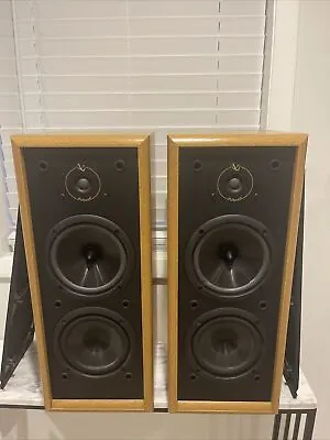 Infinity RS 425 Loud Speakers Studio Monitor Series 22 X9 X11 In OAK • $102