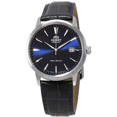 Orient Automatic Blue Dial Blue Leather Men's Watch RA-AC0F06L10B • $131.99