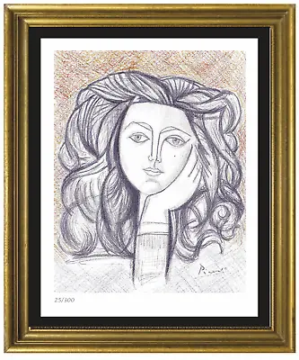 Pablo Picasso “Portrait Francoise” Signed & Hand-Numberd Ltd Ed Print (unframed) • $99.99