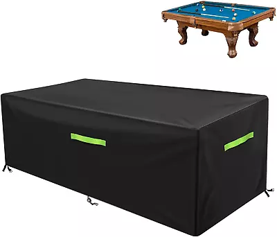 Pool Table Cover Billiard Table Covers With Handles Buckles Drawstring — Indoor • $59.98