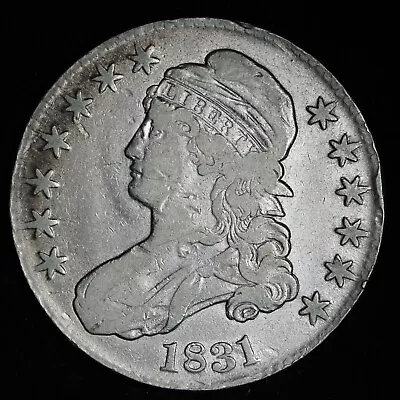 1831 Capped Bust Silver Half Dollar CHOICE VF E239 SMR • $119.67