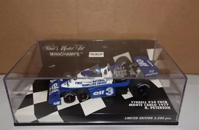 Minichamps 1/43 F1 Tyrrell P34 Fncb Monte Carlo 1977 6 Wheel Peterson 430 770003 • $97.14