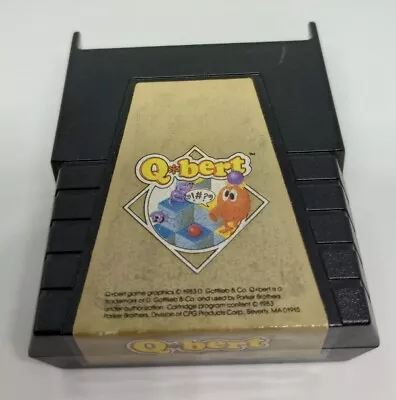 QBERT Atari 400/800/XL/XE Game Cartridge Tested Working  • $12.99