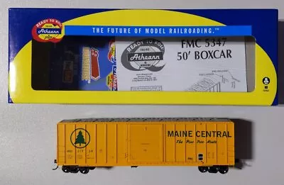 Athearn 96629 HO Scale Maine Central 50' FMC 5347 Boxcar #31734 NIB • $39.99