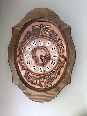 Vintage Vedette Wooden Wall Clock • $40