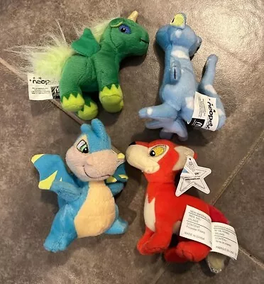 2004 Neopets McDonalds Happy Meal Toy Mini Plush Doll 4 Included • $20