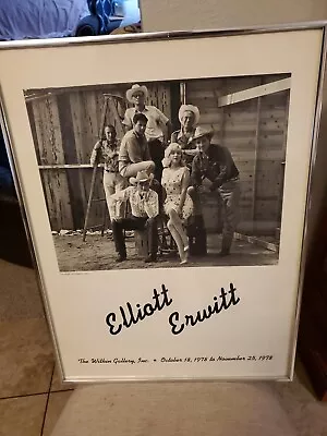 The Misfits 1960 Elliott Erwitt Framed Poster Witkin Gallery 1978 Marilyn Monroe • $69.99