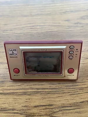Nintendo Game & Watch Octopus - Authentic - OC-22 Wide Screen Tested • $130