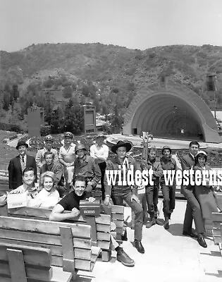 JACK LORD Fess Parker PHOTO Jetsons Candid VIC MORROW Borgnine HOLLYWOOD BOWL • $34.95