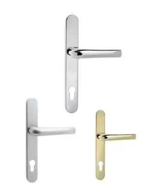 Mila Supa Stainless Steel Door Handle 92mm PZ 123mm Screw Sprung • £41.17