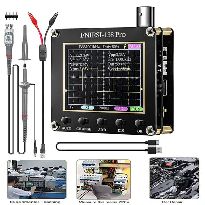 £33.24 • Buy 138 Pro 2.4  Automotive Handheld Digital Oscilloscope Kit With Probe Assembled