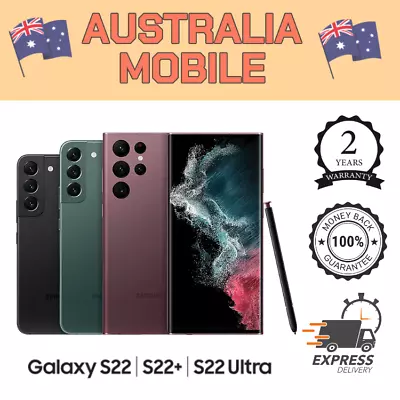 Samsung Galaxy S22 / S22+ Plus/ S22 ULTRA 5G 256GB Unlocked - Free Express Post • $579