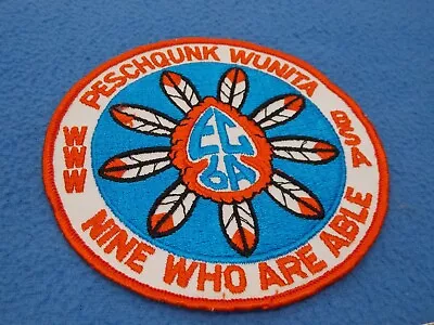  VINTAGE - OA Area EC-6A  Peschqunk Wunita Section 6 INCH BACKPATCH - MINT • $8.95