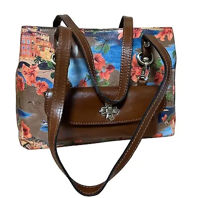 Patricia Nash Julien Leather Convertible Tote Bag Purse M/L French Riveria NWT • $87.99