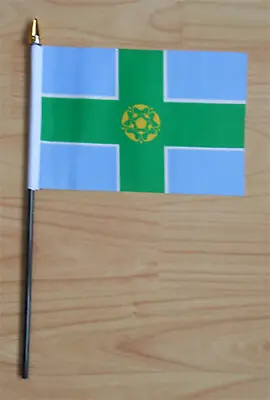 £3.50 • Buy Derbyshire Hand Flag - Small