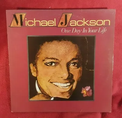 MICHAL JACKSON One Day In Your Life LP Album Motown Vintage Vinyl 1981 4 MJ Fan • $12.60