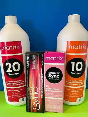 Matrix Socolor Sync Demi Permanent Hair Color Ammonia Free  2oz (New/Choose) • $6.90