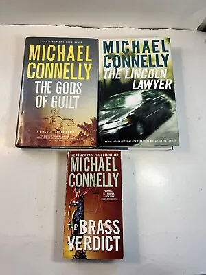 Lot Of 3 The Lincoln Lawyer Books: Mickey Haller Series Michael Connelly • $17.95