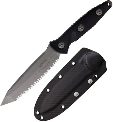 Microtech Socom Alpha Fixed Knife 5.38  M390 Steel Tanto Blade Black G10 Handle • $324.61