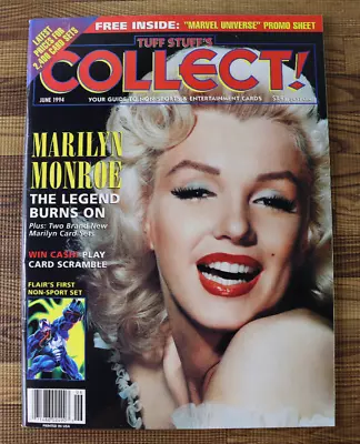 1994 Tuff Stuff's Collect Marilyn Monroe Magazine G/FN+ • $8.50