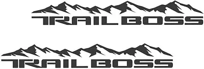 2Pc Mountain Trail Boss Decals Sticker For 2019-2023 Silverado 1500 2500 Z71 RST • $19.99