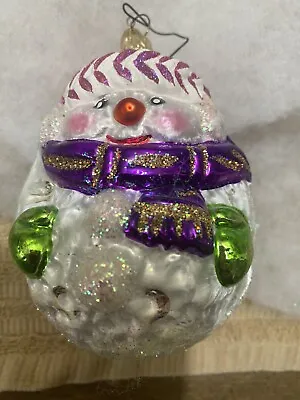 Rare RADKO  Round N' Roly  Snowball 5  Ornament 01-0988 HTF • $40